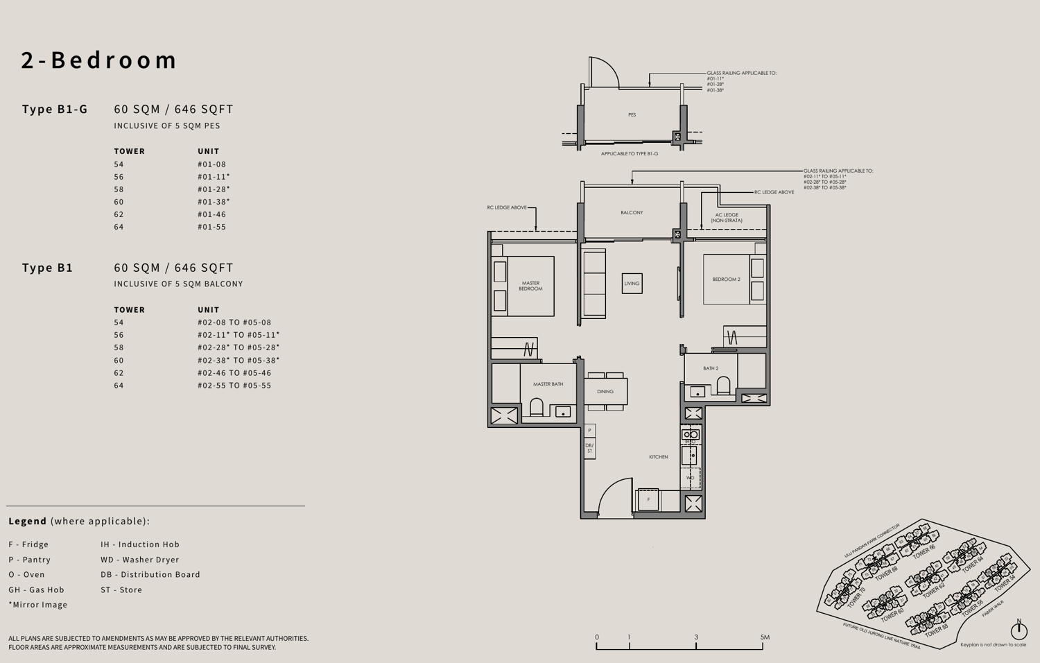 2 Bedroom, Type B1