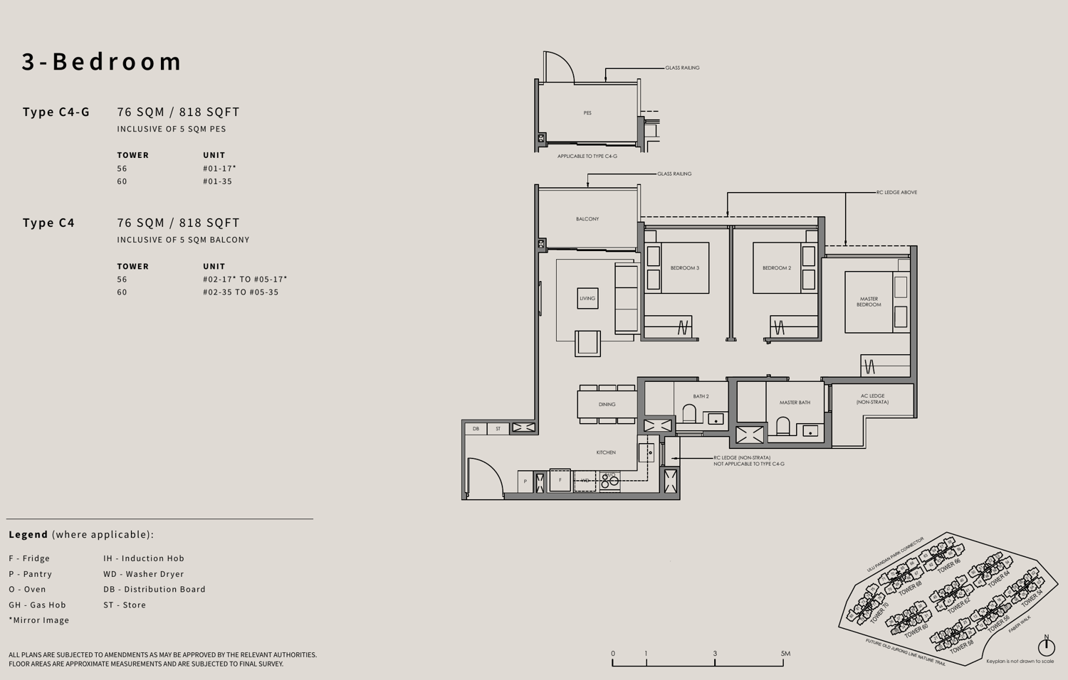 3 Bedroom Basic, Type C4