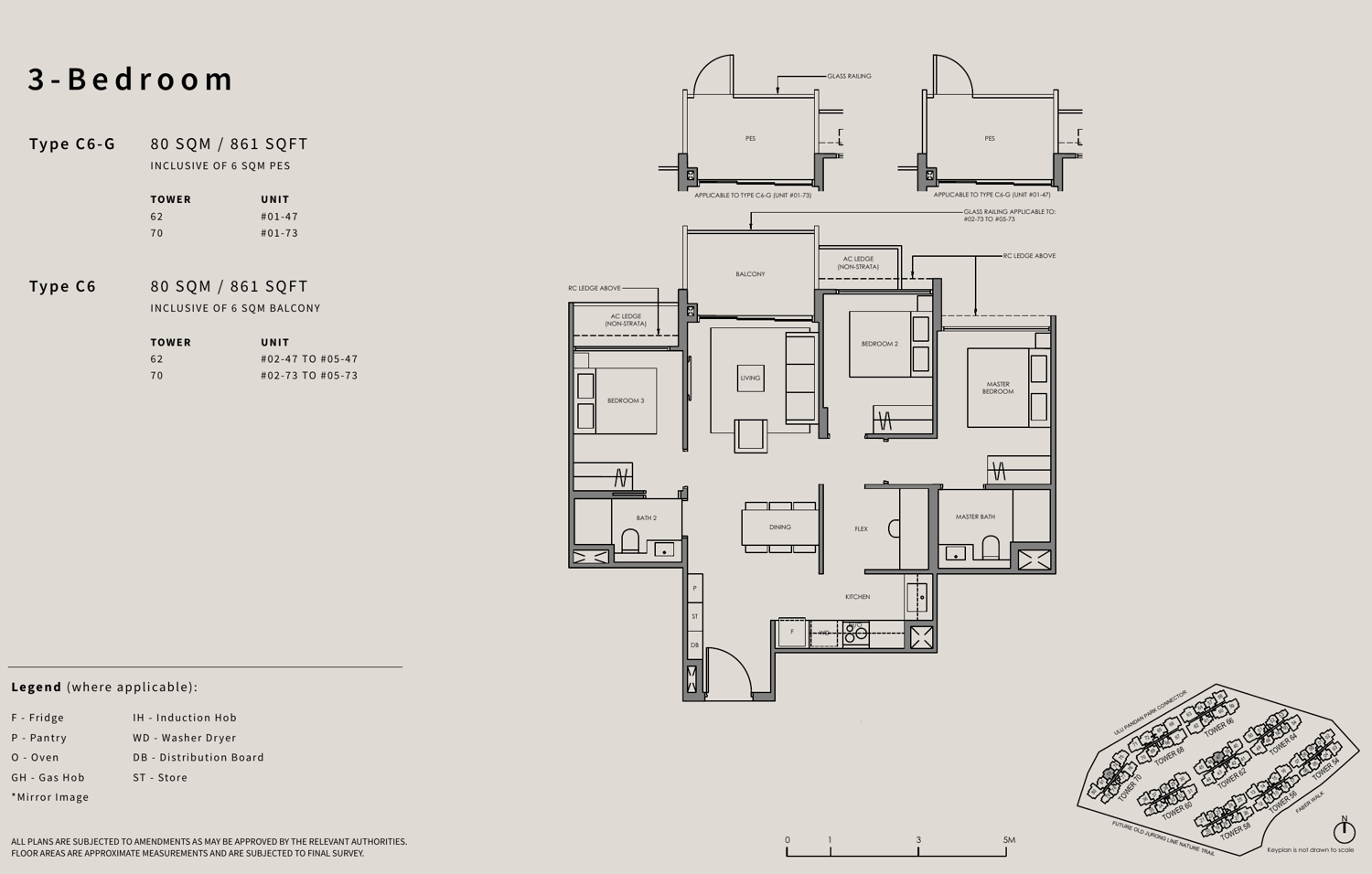 3 Bedroom Standard, Type C6