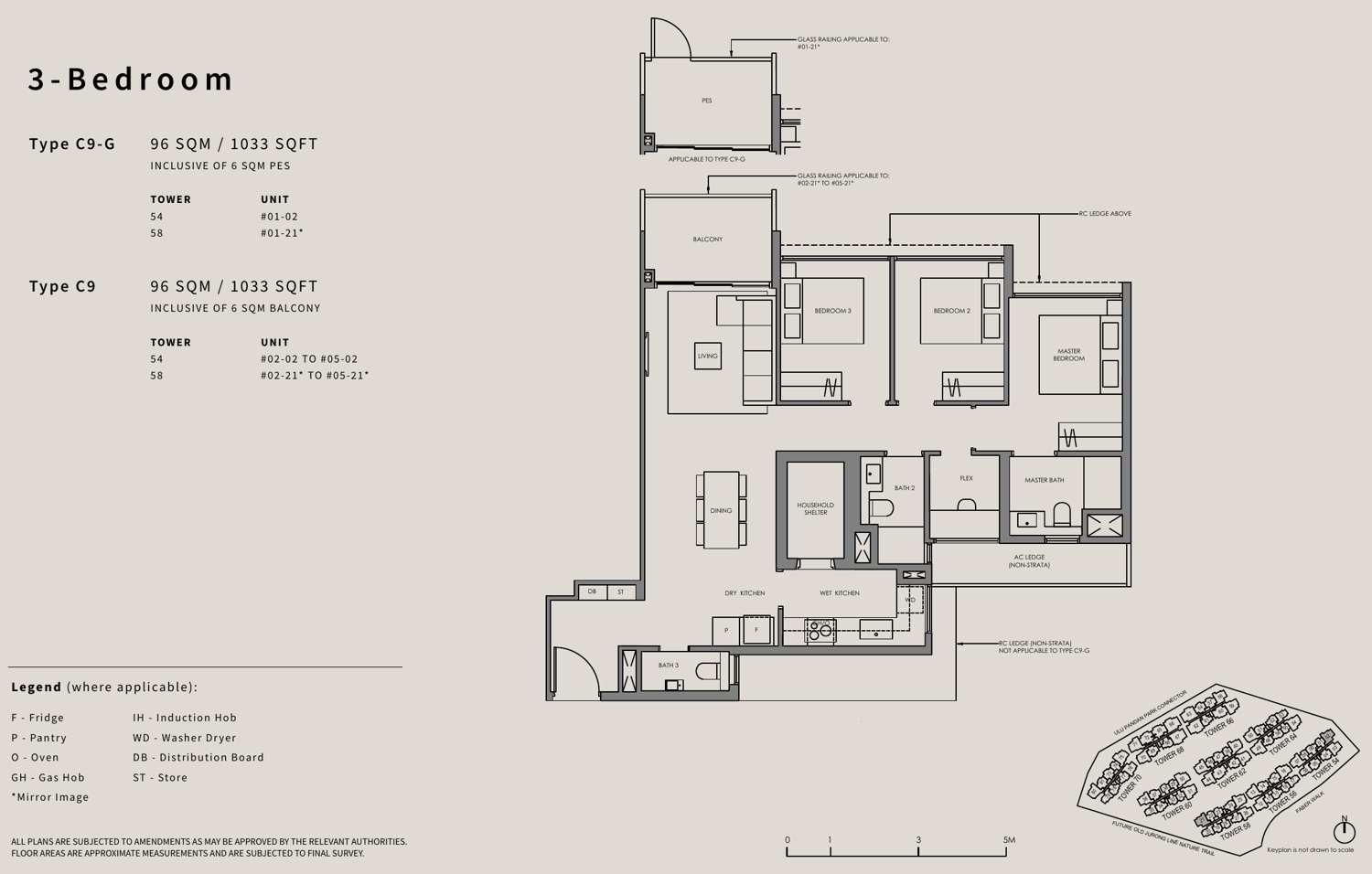 3 Bedroom Plus, Type C9