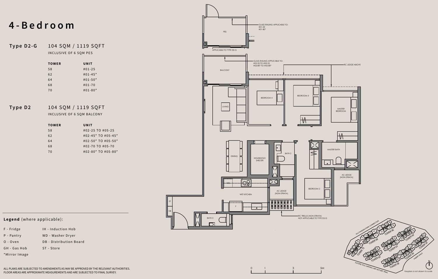 4 Bedroom Basic, Type D2