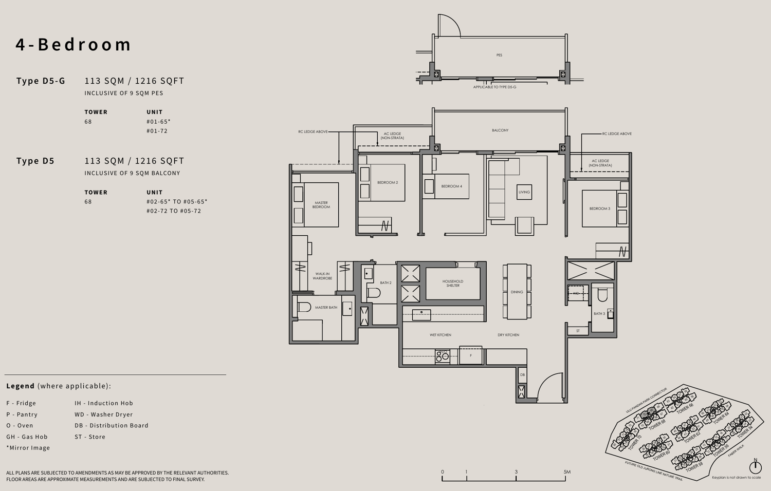 4 Bedroom Standard, Type D5