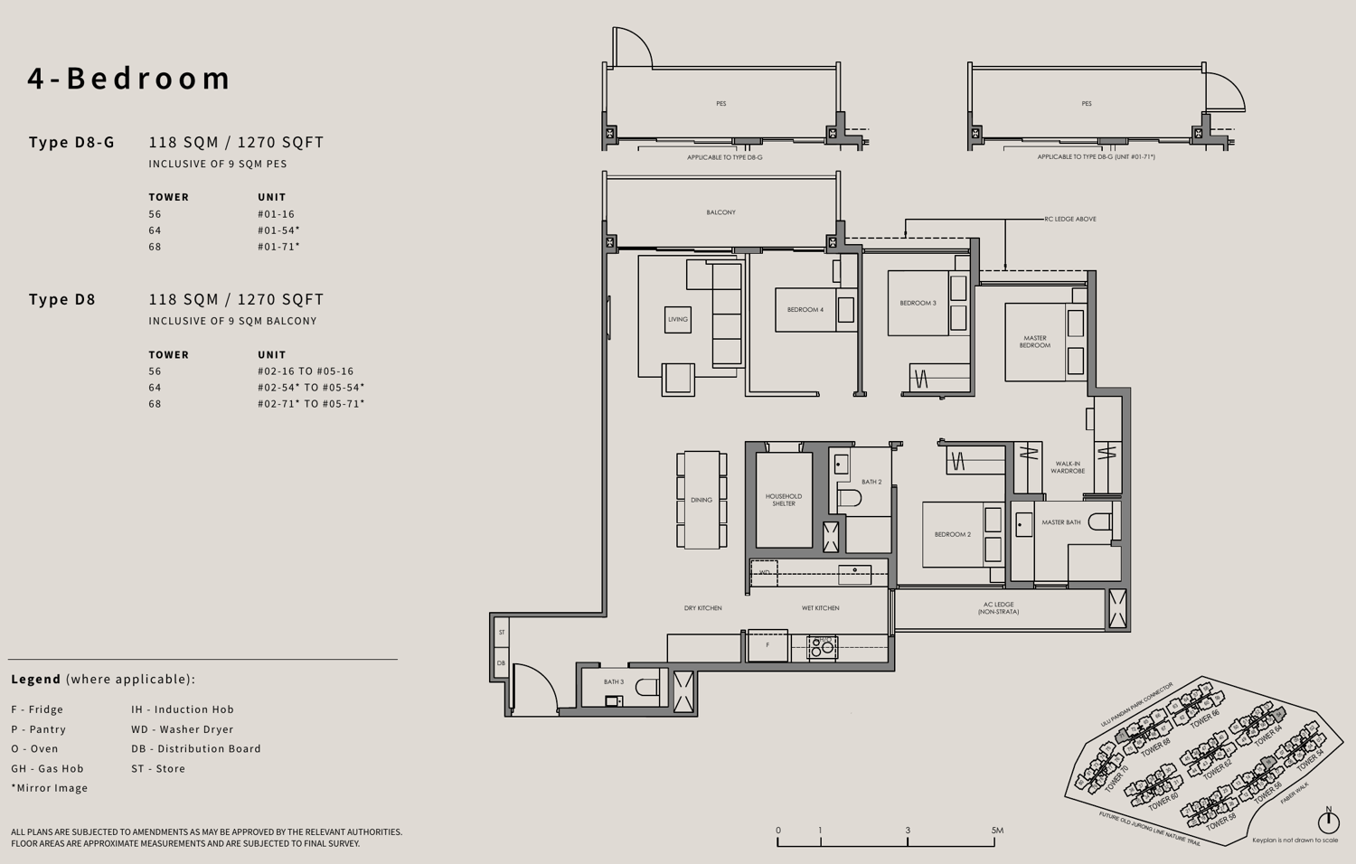 4 Bedroom Standard, Type D8