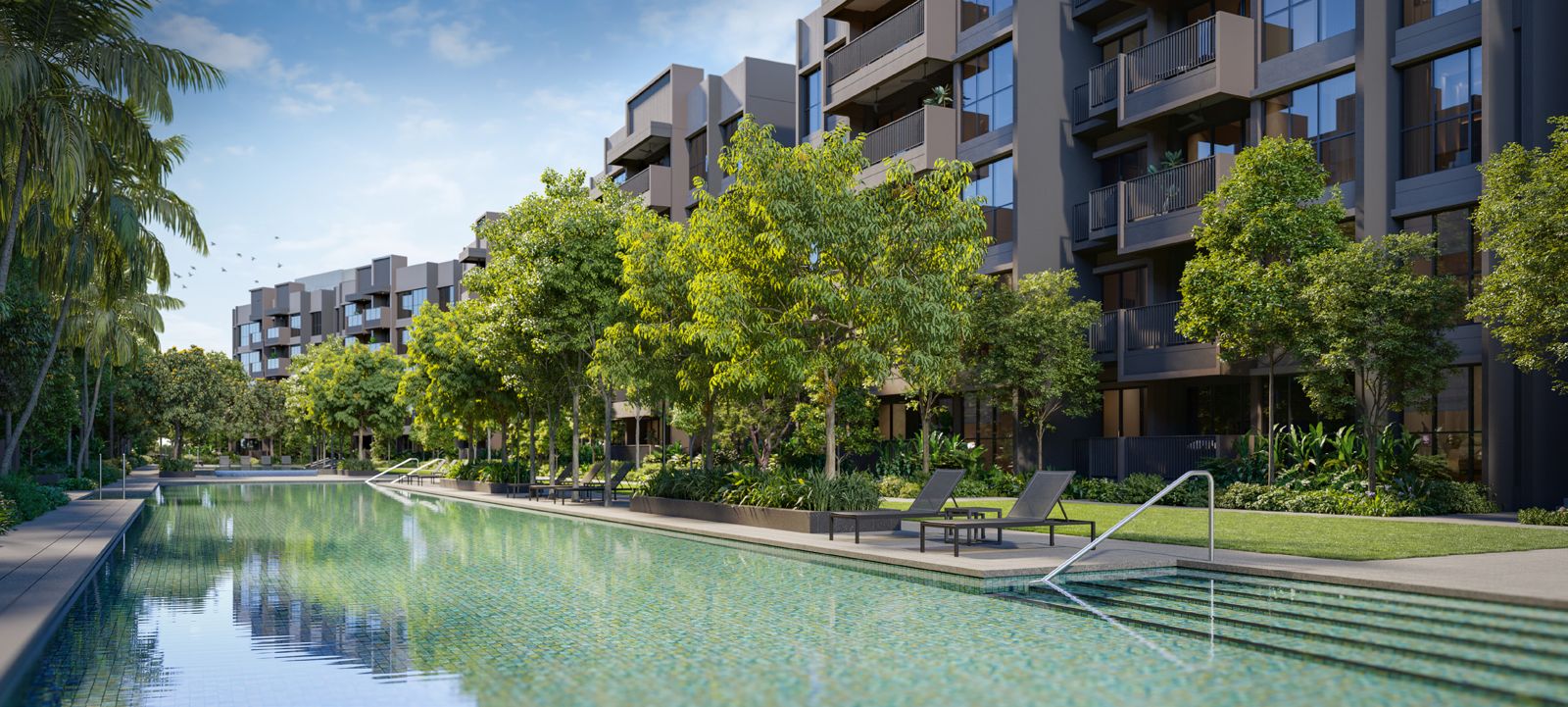 Lap pool at Faber Residence